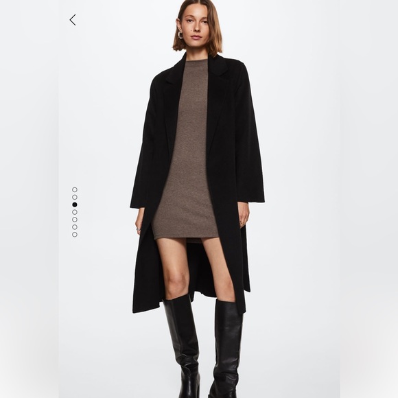 Mango Ribbed Short Dress - Picture 9 of 9